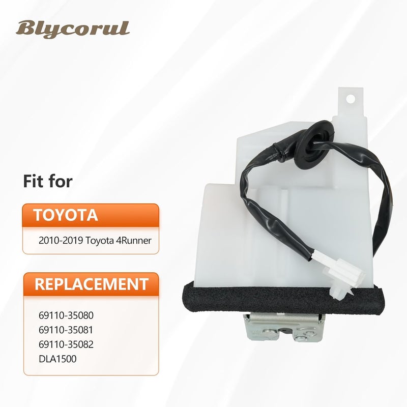 Blycorul Rear Trunk Latch Actuator, Compatible with 2010-2021 Toyota 4runner, Rear Tailgate Hatch Lock Actuator, Replaces 69110-35082 - Image 2